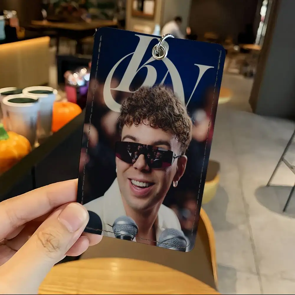 حامل بطاقة Singer Quevedo مع سلسلة مفاتيح للحماية التنفيذية لحقيبة حافلة مترو الأنفاق الائتمانية #5