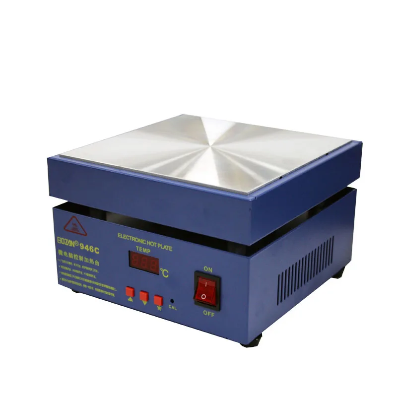 946C Electronic Hot Plate LCD Digital Display Preheating Station for PCB SMD Heating Laminated Sheet Sealing Machine