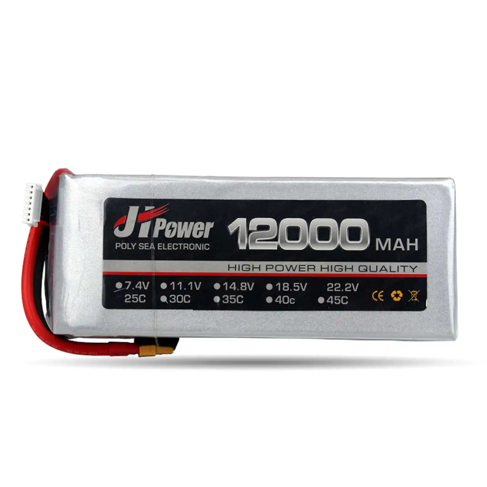 JH Power 2S 3S 4S 5S 6S akumulator do RC LiPo 7.4V 11.1V 14.8V 18.5V 22.2V 12000mAh 25C dla RC samochód helikopter łódź Drone