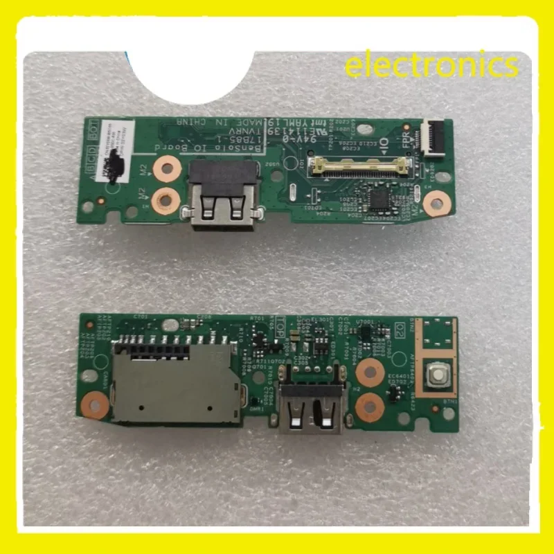 For Dell Inspiron 14 5481 5482 5491 2-in-1 power button USB SD card reader board W cable 2y03w 02y03w