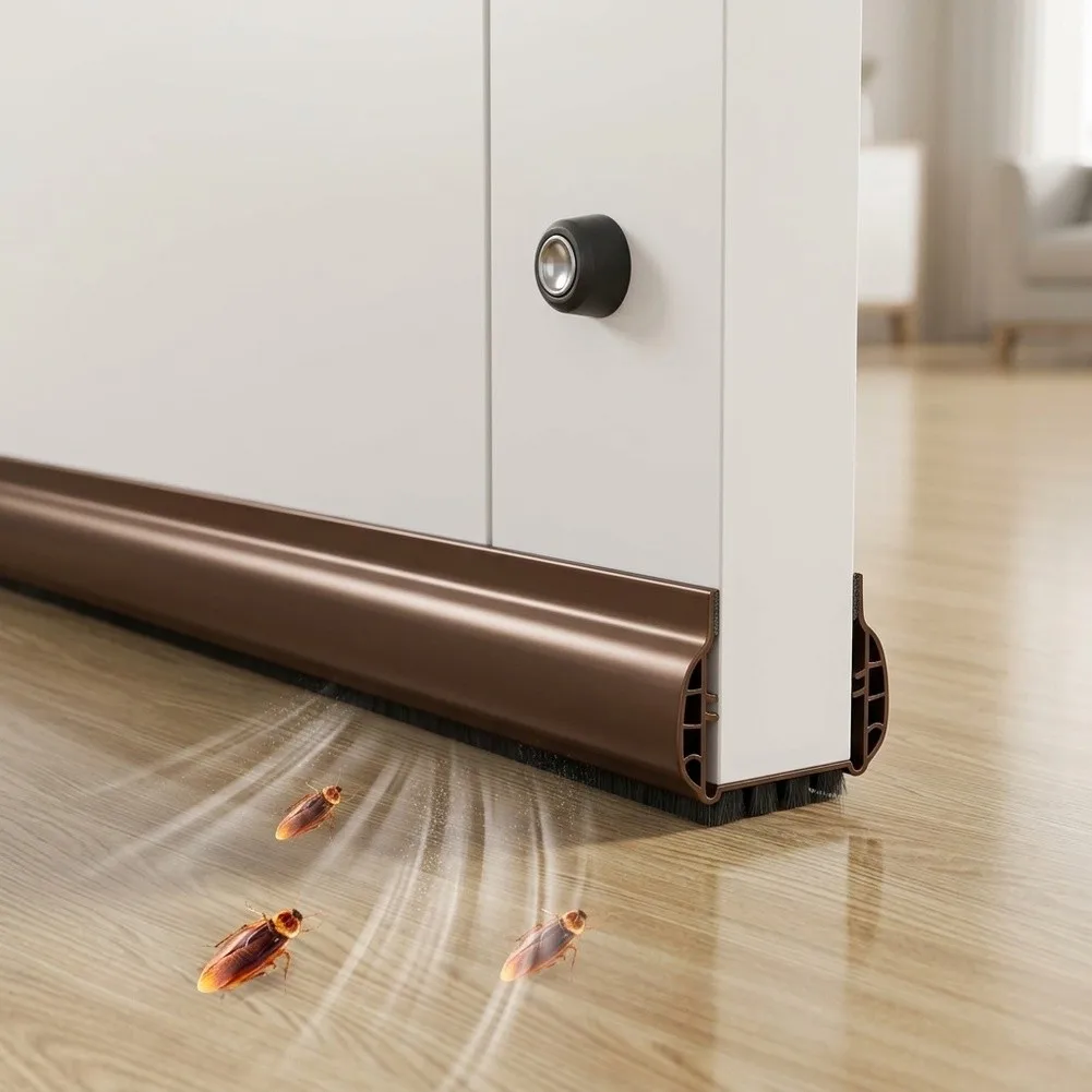 Under Door Draft Stopper Door Seam Sealing Strip Minimizes Sound Transmission Long-lasting Performance Door Sealing Strip