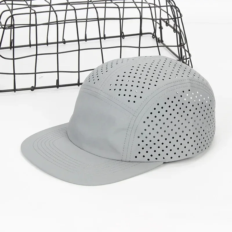 2024 postit se suchý silon děr 5 panel baseballová čepice pro muži ženy gorras para hombres hiphop skateboardu  snapback klobouky pro muži