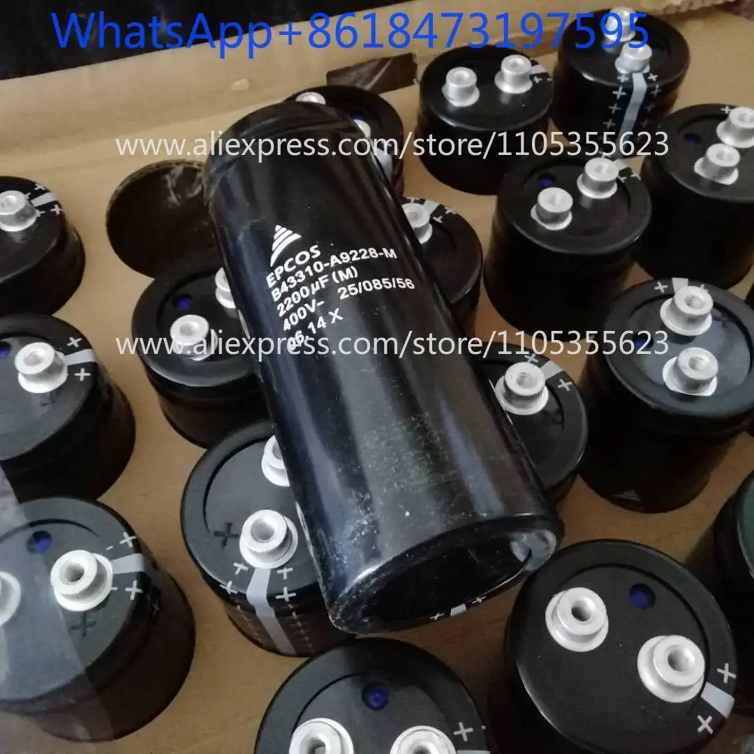 1 pcs 6800UF 400V Germany EPCOS 3300uf450V 4700UF Inverter Electrolytic Capacitor 2200UF