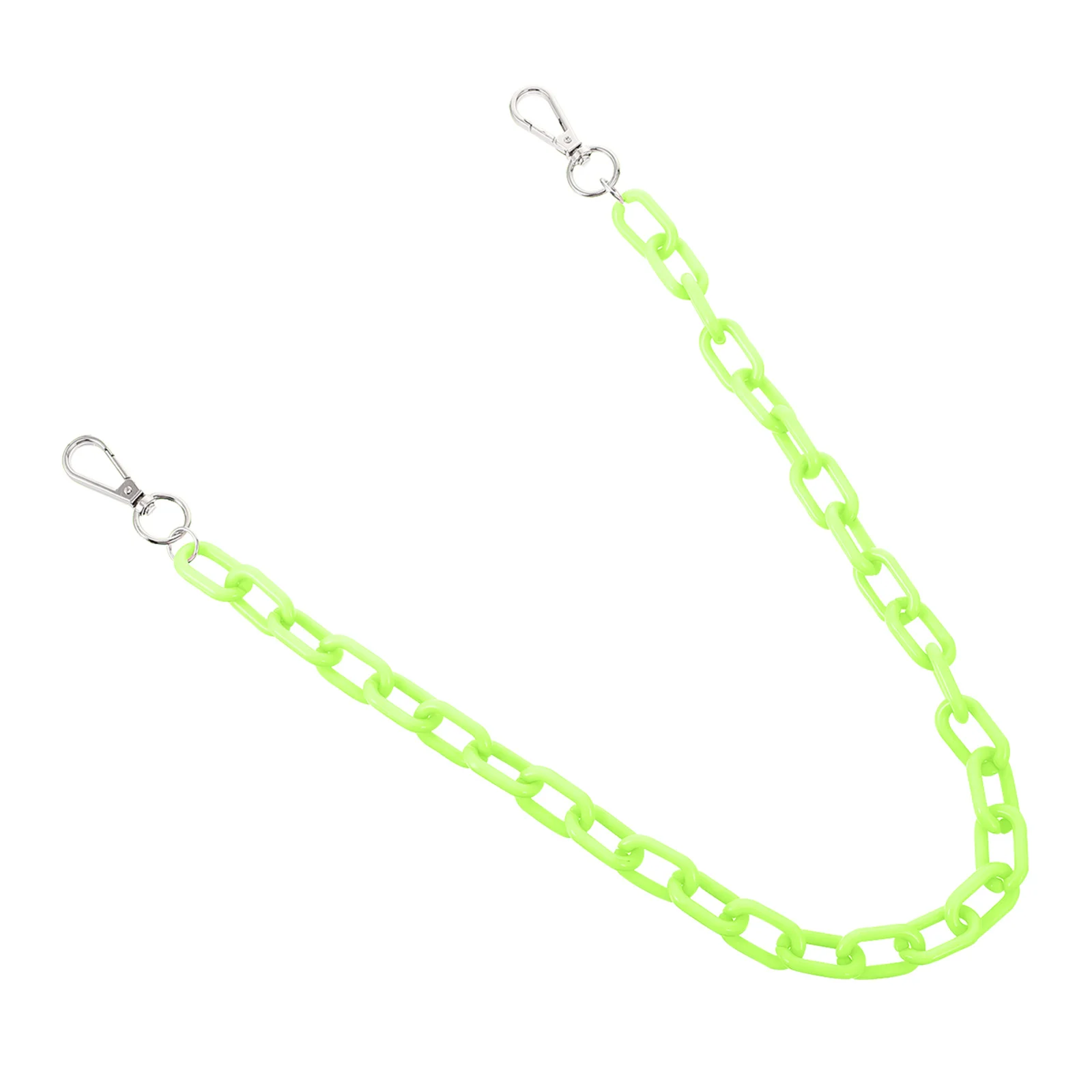 สายคาดเอวอะคริลิคแบบเงาสำหรับกางเกงยีนส์ สไตล์พังก์ ใช้เป็นห่วงใส่กุญแจ กระเป๋าเงิน หรือเป็นเครื่องประดับแบบฮิปฮอป