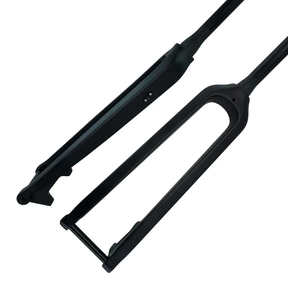 Customize 26 27.5 29 Thru-axle 15*100mm Mountain Bike Bicycle MTB Carbon Fiber T800  Rigid Fork For 