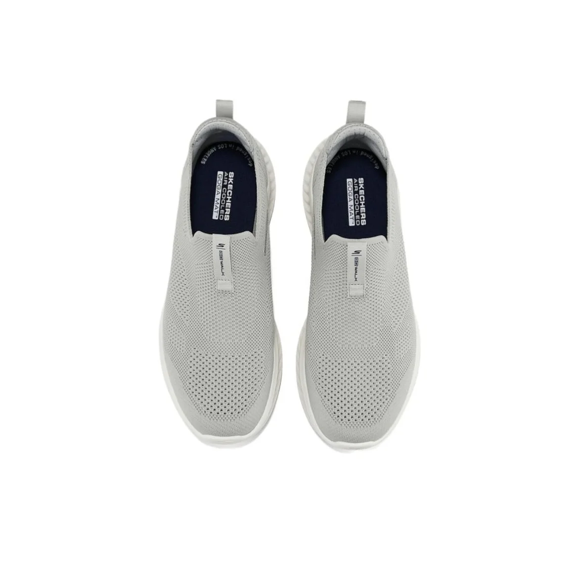 Skechers MEN'S GO WALK Low top Walking Shoes Men's Light Gray 216870-LTGY view 5