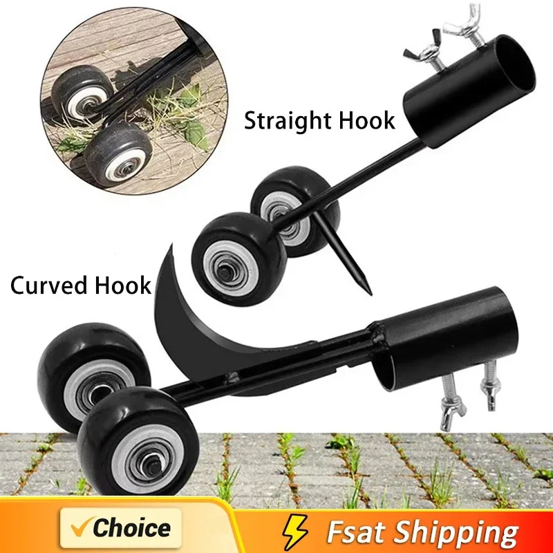 Garden Gap Weeding Hook Roller Gap Weeding Tool Gardening Quick Weeding Tool Soil Loosening and Lawn Mowing Hand Tool