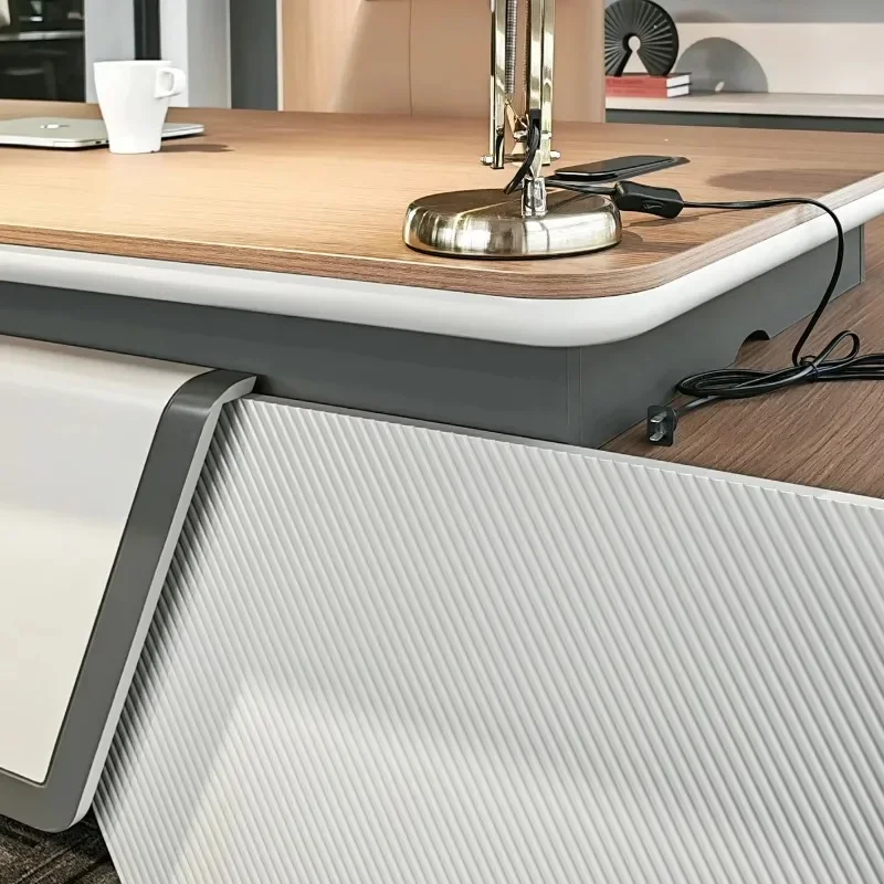 GU-18 President Desk Large Desk Office Furniture President Desk Simple Manager Modern High-end Lig Luxury Boss