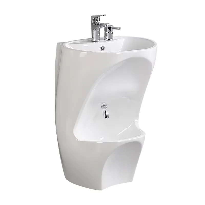 For Bathroom Pedestal Hand Wash Sink Foot Wash Basin Muslim Wudu Ablution Station Ceramic Freestanding Washing Unit for Home