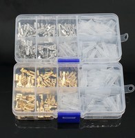 120pcs 2.8/4.8/6.3mm Crimp Terminals Insulated Seal Electrical Wire Connectors Crimp Terminal Connector Assortment Kit