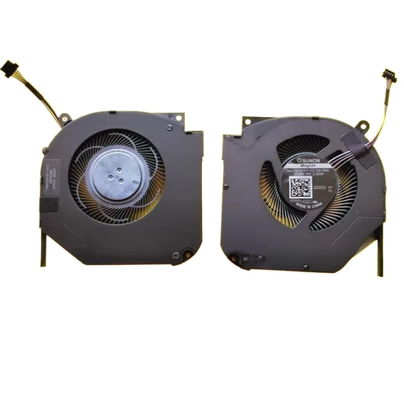 Original Fan for MECHREVO Z2 Z3 PRO Air/AIR-S 5 7 Plus Umi Pro3 RTX30 RTX3060 GM7ZG0M MG75090V1-1C100-S9A THER7GM7Z0-1411