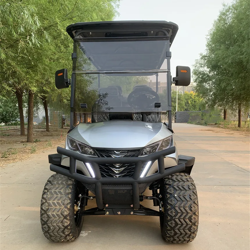 2024 New Model Style 350cc Petrol Engine Car For Sale Touring Adult Fuel Golf Cart With Cargo Bo