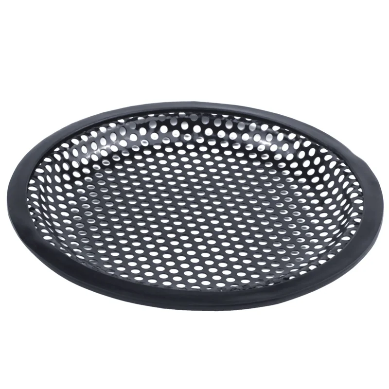 

6.5Inch Metal Mesh Round Car Woofer Cover Speaker Grill Black 10 Pcs