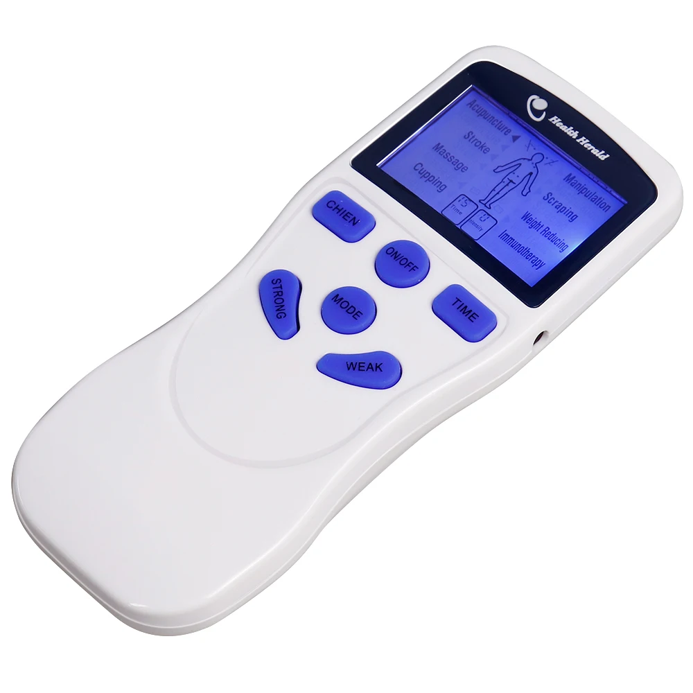 

Brand New Ems Chip Upgrade 8 Mode Blue Screen Silicone Massage Small Physiotherapy Multi-Function Output Intelligent Massager