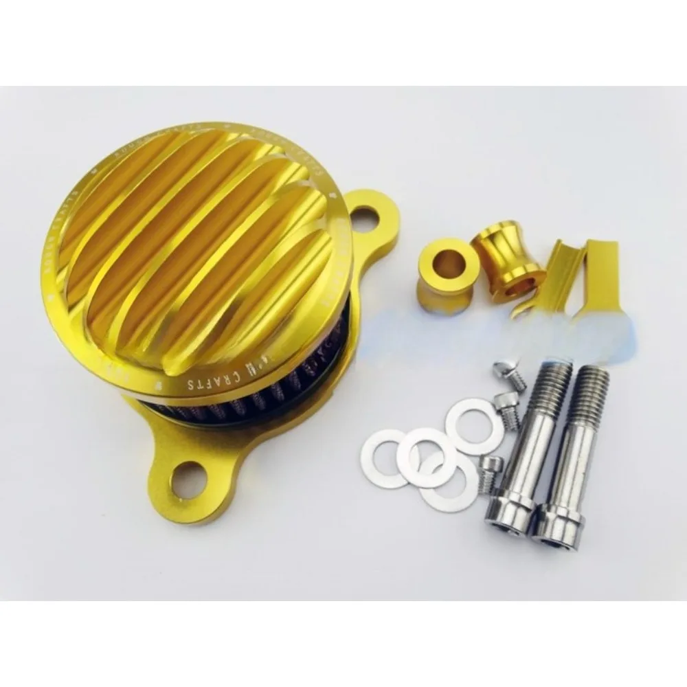 

Motorcycle accessories for Harley XL883/1200 X48 motorcycle modified CNC retro fence air filter gold