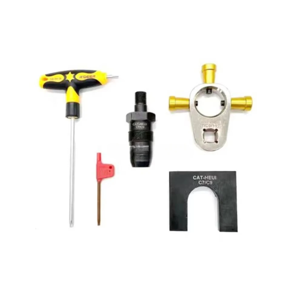 

CAT C7 C9 Common Rail Die.sel Nozzle Adapter HEUI Injector Repair Kit Tool