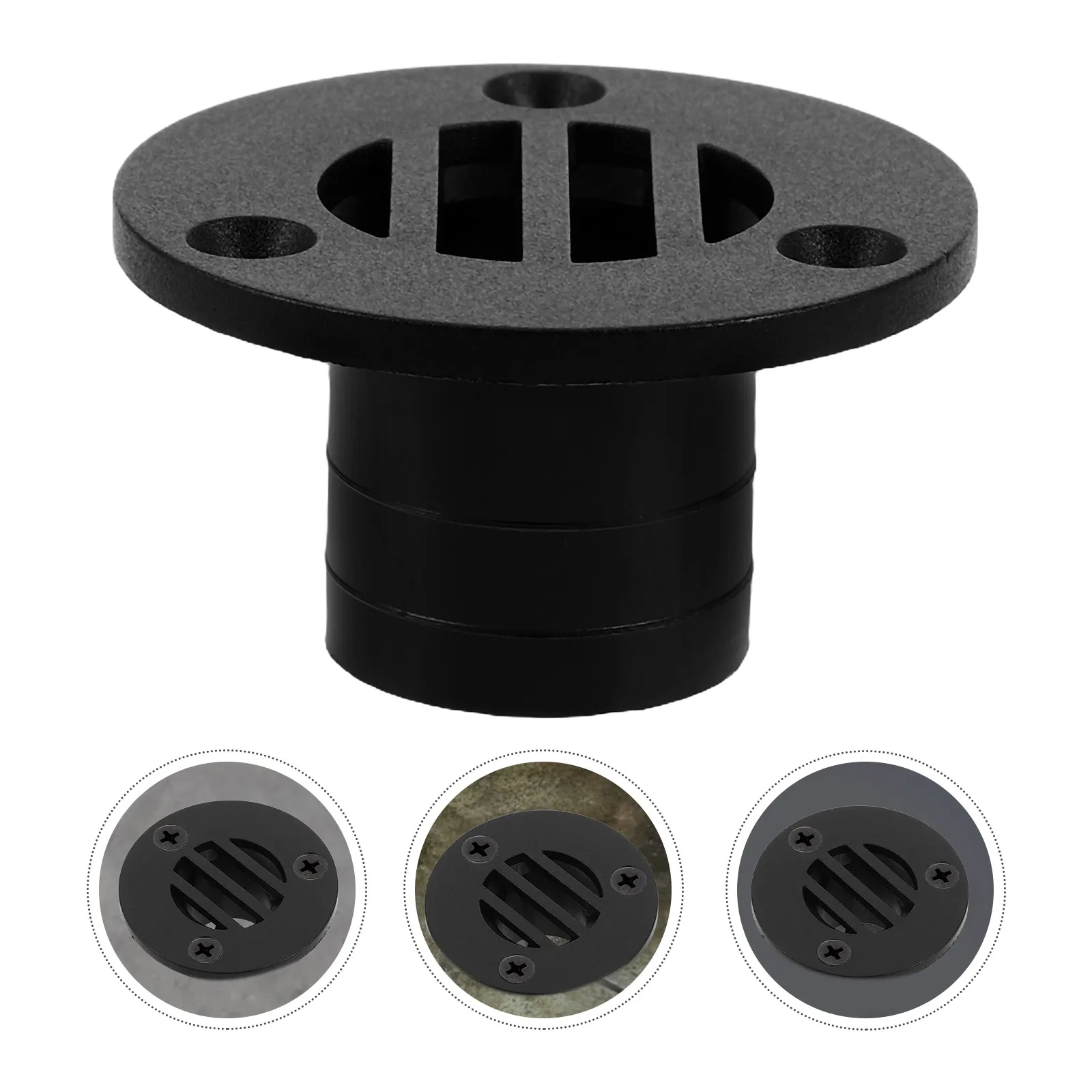 

Drain Boat Plug Scupper Hardware Filter Cover Water Nylon Adapter Floor Fitting