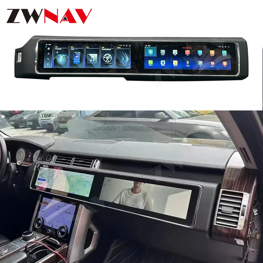 Android14 GPS Navigation Dual Touch Screen Carplay For Land Rover Range Rover Executive Car Multimedia Player Auto Radio Stereo