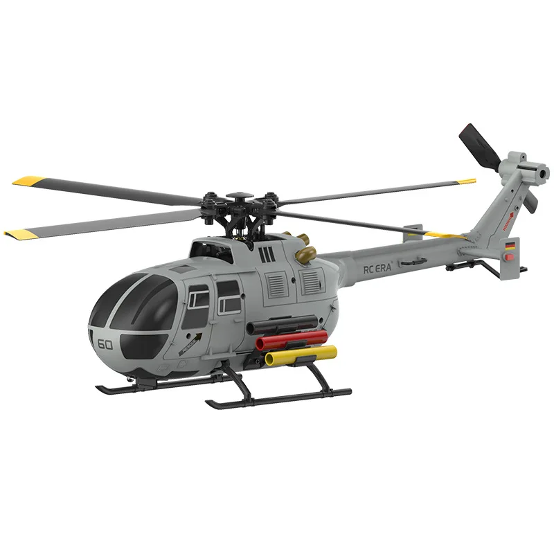 Remote control helicopter C186S six-channel simulation brushless model aircraft BO105 optical flow positioning