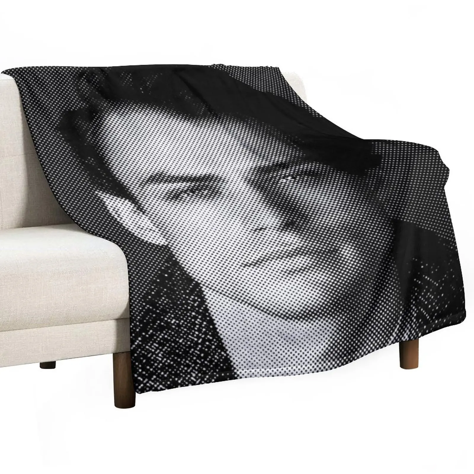 

Thomas Doherty Black & White Portrait Throw Blanket Thermal Blankets For Travel Custom Blanket Blankets For Bed Stuffed Blankets