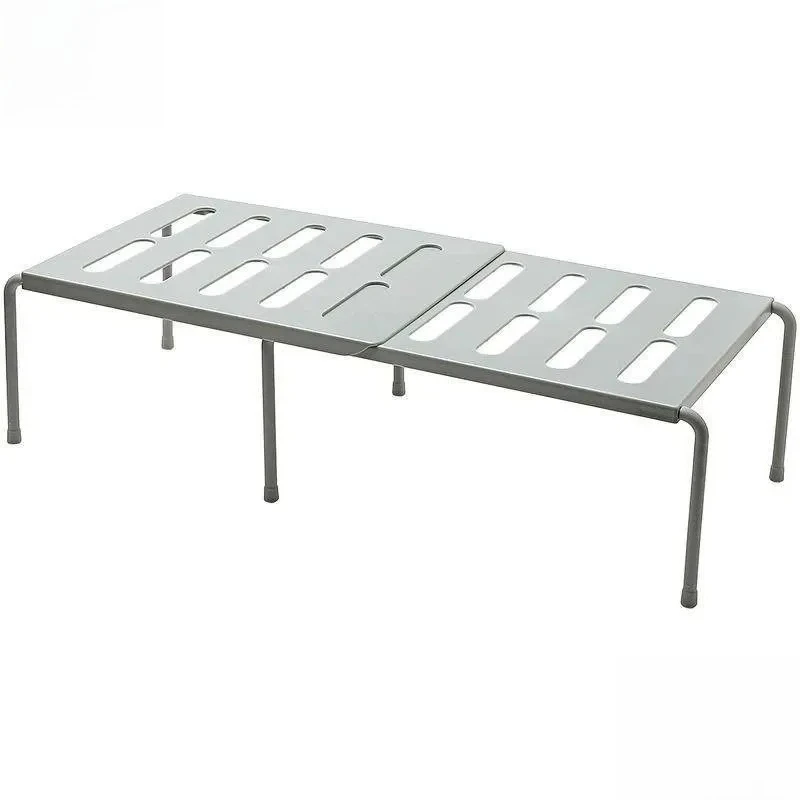 Retractable Under Sink Shelf Organizer Kitchen Cabinet Layered Storage Rack Space Saving First Floor Low Level Divider