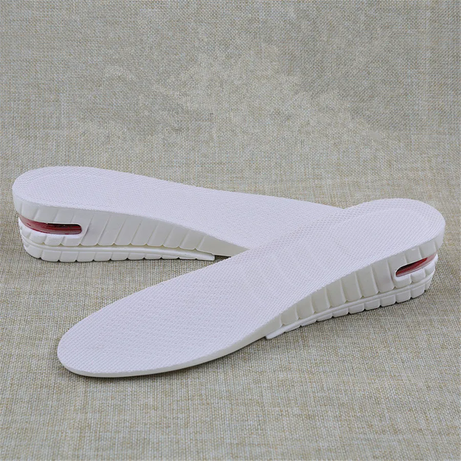 PU Two-layer Heightening White Insole Increased Insole Men's Women's Invisible Movement Increased Cushion 3cm/4.5cm Insole