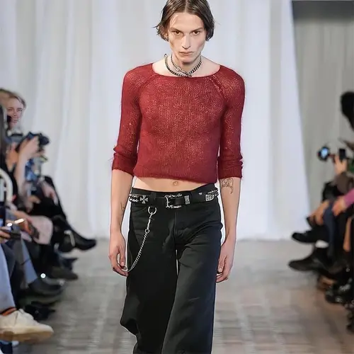 Imagen 2 del producto Punk nuevo gótico Y2K mujeres hombres cinturones marca de lujo gótico señoras Hip Hop Punk remache esqueleto estampado cinturón Jeans pretina