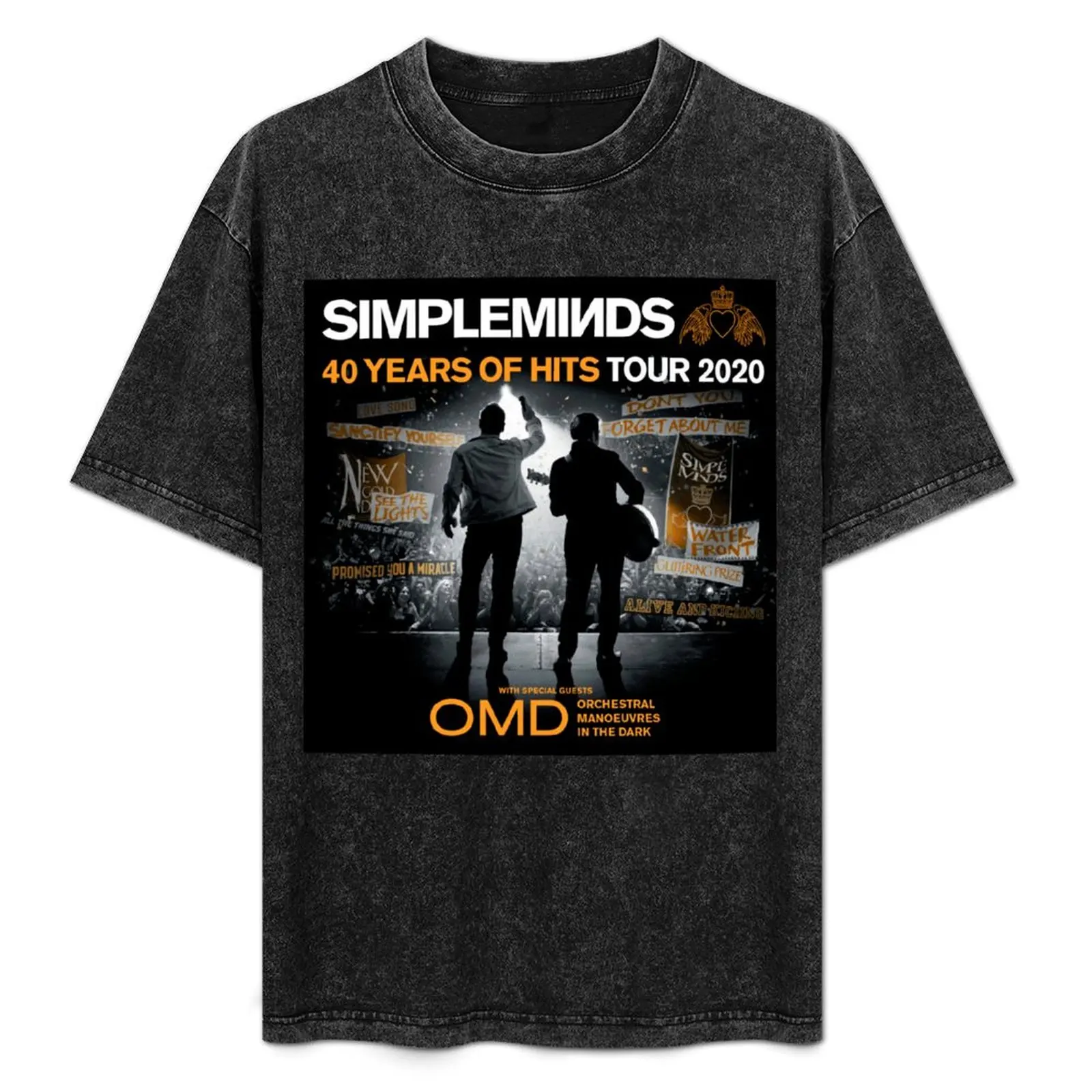 

simple live tour 2020 minds 40 years siodok T-Shirt Large Size Basic Casual T-Shirt