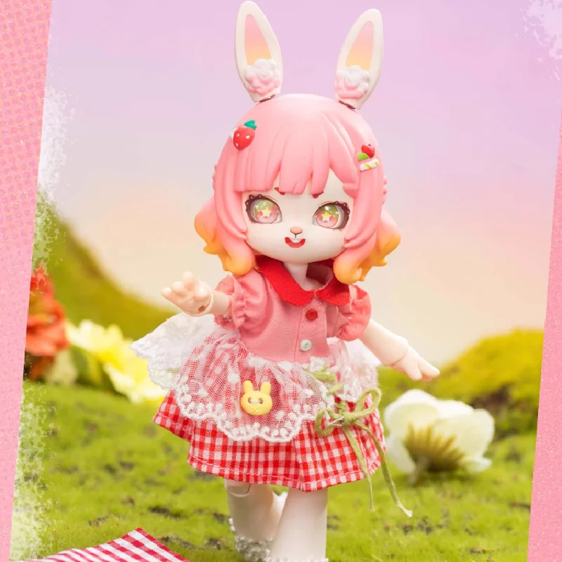 Echte Bonny Rabbit 2 Generatie Sweetheart Party Blind Box 12 Punten Beweegbare Pop Bjd Tide Play Doll Doll Doll Ornamenten