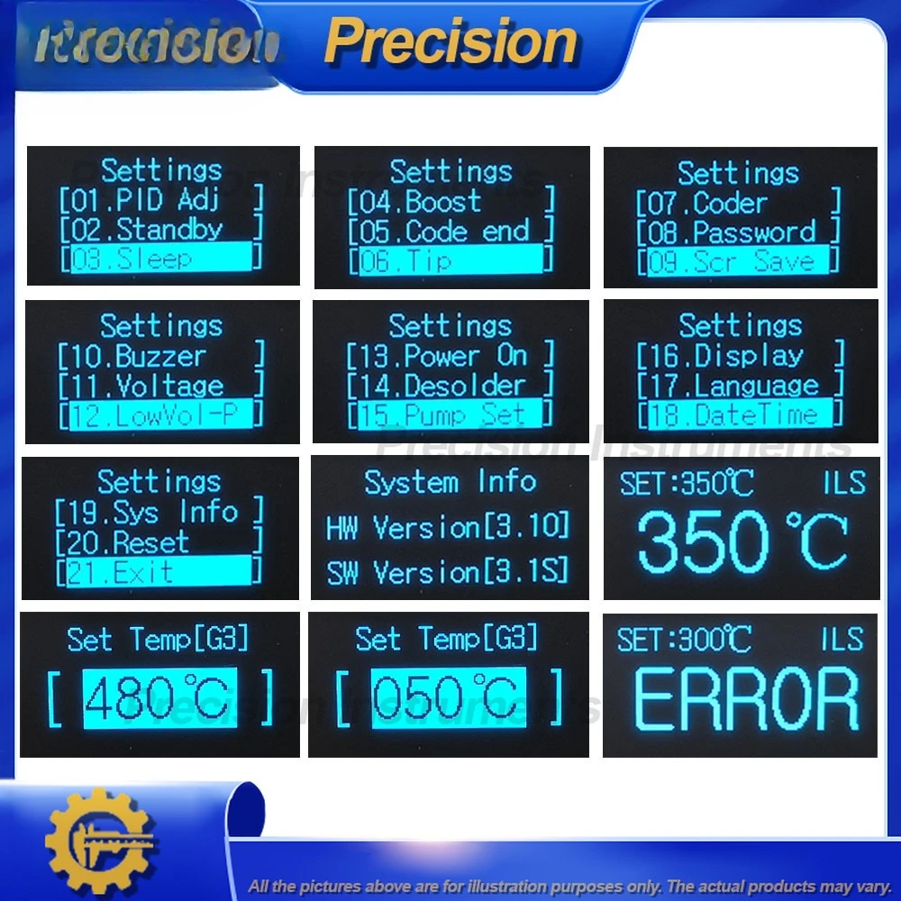 2026 محطة لحام صغيرة محمولة مع شاشة OLED للتحكم في درجة الحرارة لإصلاح الهاتف المحمول