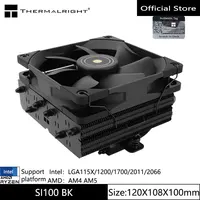 Radiador refrigerado por aire Thermalright TR-SI-100 de 100 mm de altura, 6 tubos de calor, radiador de presión descendente compatible con LGA1700/115X/2011/AM5/AM4