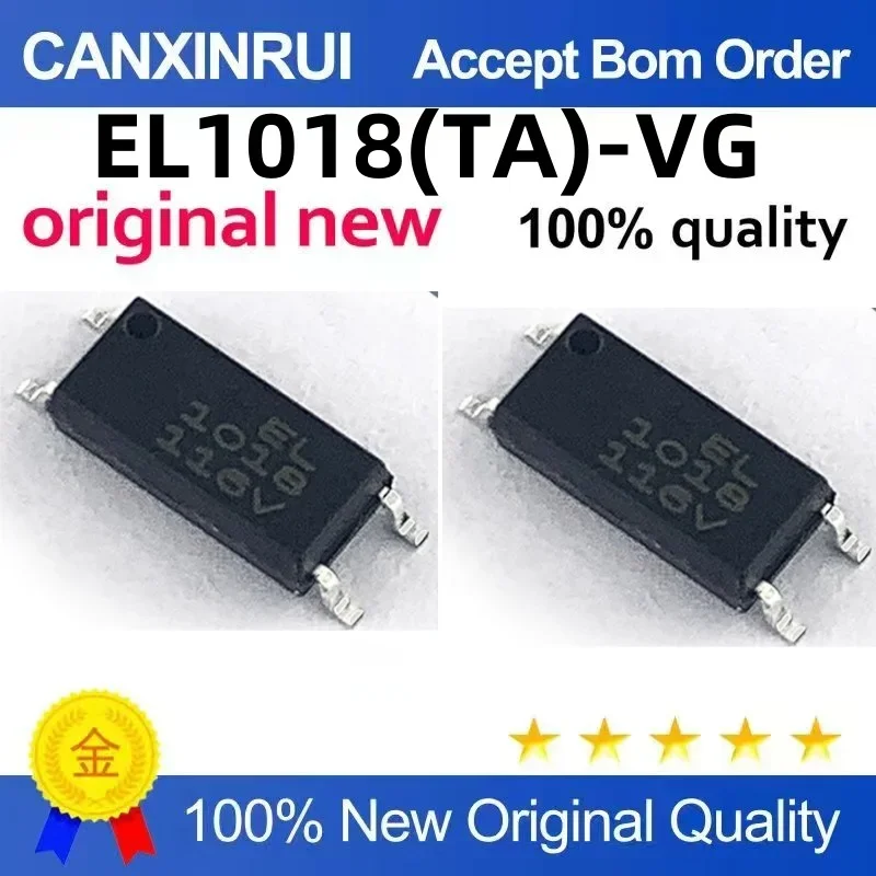 (5-100 piezas) Nuevo y original EL1018 (TA) - Fototransistor optoacoplador SOP-4 con serigrafía VG EL1018