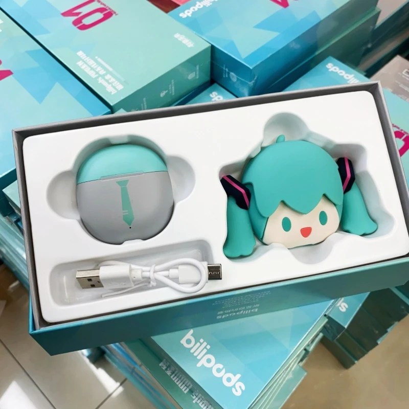 original-hatsune-miku-anime-cartoon-wireless-bluetooth-headphones-set-cute-silicone-protective-cover-semi-in-ear-gifts-gifts