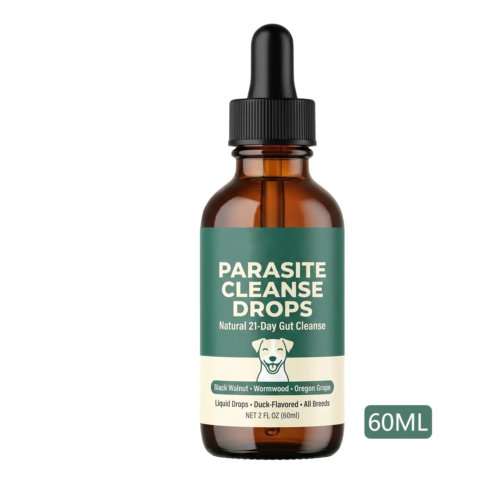 Dog Flea Drops Natural Plant Gut Pet Supplies Flea and Tick Drops for Dogs for Puppy Small Medium Large Breed Indoor Outdoor