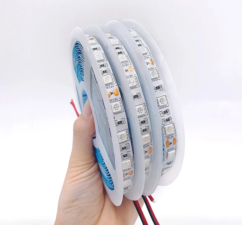 5M DC12V Phyto Lamps Full Spectrum LED Strip Light 60Leds/m LED Fitolampy Grow Lights