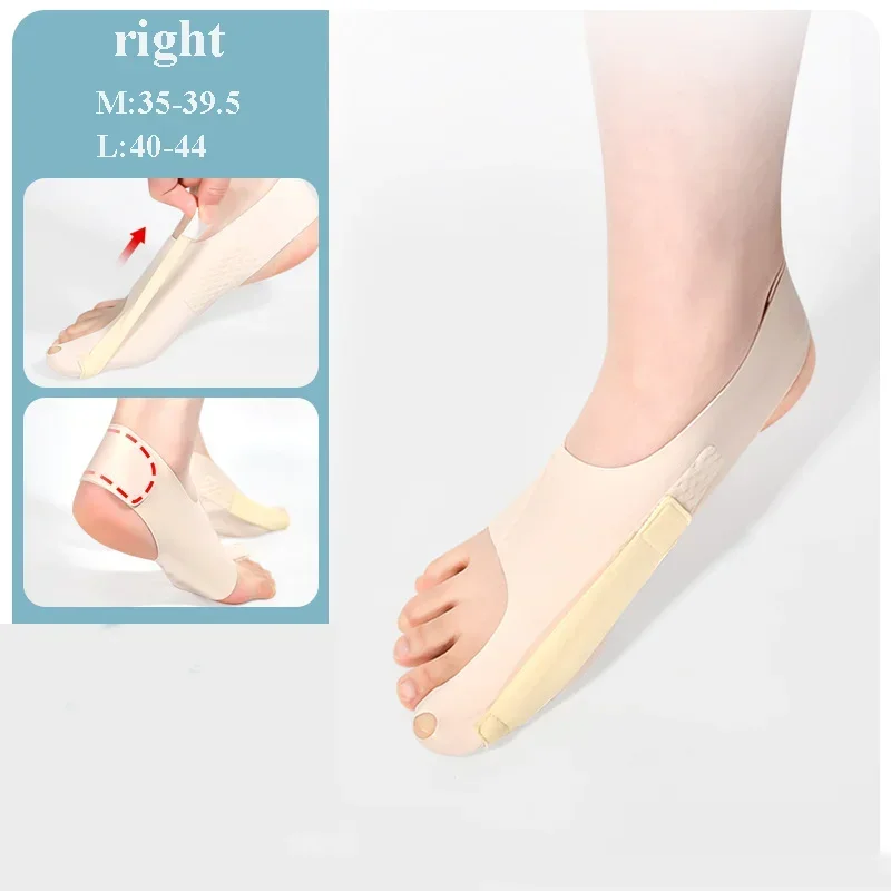 Corrector Hallux Valgus Big Toe Bunion Corrector Orthopedic Socks Toes Separator Women Men Foot Care Toe Pain Relieve Tools