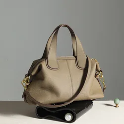Women's 2025 New Arrival Women's Premium Leather Tote Bag - Oversized Convertible Shoulder Purse with Stylish Commuter Design