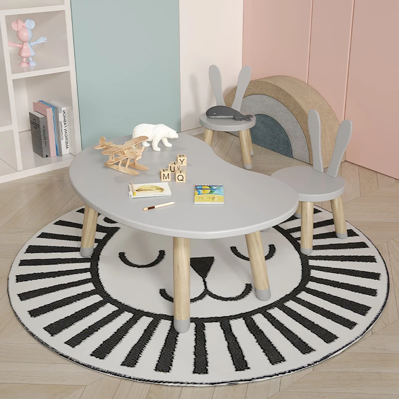 Ensemble de table et chaise haute pour enfants, bureau pour bébé, meubles pour tout-petits, meubles pour enfants