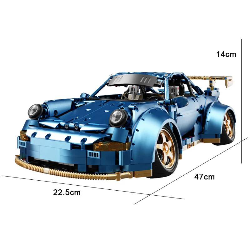 2020New City Classic RC Supercar Building Blocks Model MOC Technical Sports Car Bricks DIY Assembling Toys for Children Gift Set