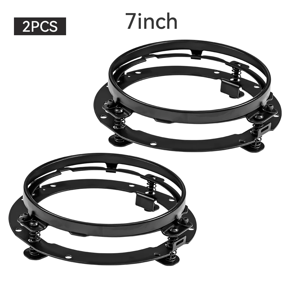 2 stuks 7 Inch Ronde LED Koplamp Auto Accessoires Voor Wrangler JK TJ Voor Hummer H1 H2 Voor Suzuki samurai Lada 4x4 urban Niva