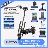 Arwibon Q12Plus 6000W  Adult Foldable E-Scooter  60V38AH 65-80KM/H 50-65KM, 11\