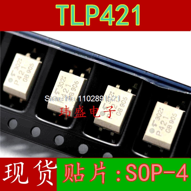 (20 PÇS/LOTE) P421 TLP421 SOP-4 TLP421F P421F