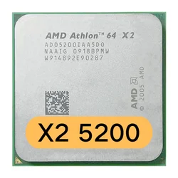 Athlon X2-5200+ X2 5200+ 2.7GHz Dual-Core CPU ADO5200IAA5DO ADO5200IAA5DU ADO5200IAA5DD Processor Socket AM2 940pin