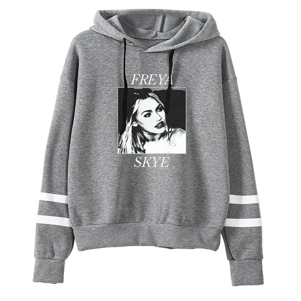 Freya Skye Merch Felpa con cappuccio vintage anni '90 Felpa con cappuccio alla moda Pullover Felpa sportiva Felpa streetwear