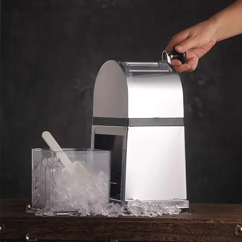 

-Bartender Tin Alloy Cocktail, Ice Coffee, Milk Tea, Manual Ice Breaker, Hand Shaken Ice Cubes, Small Commercial Household Use