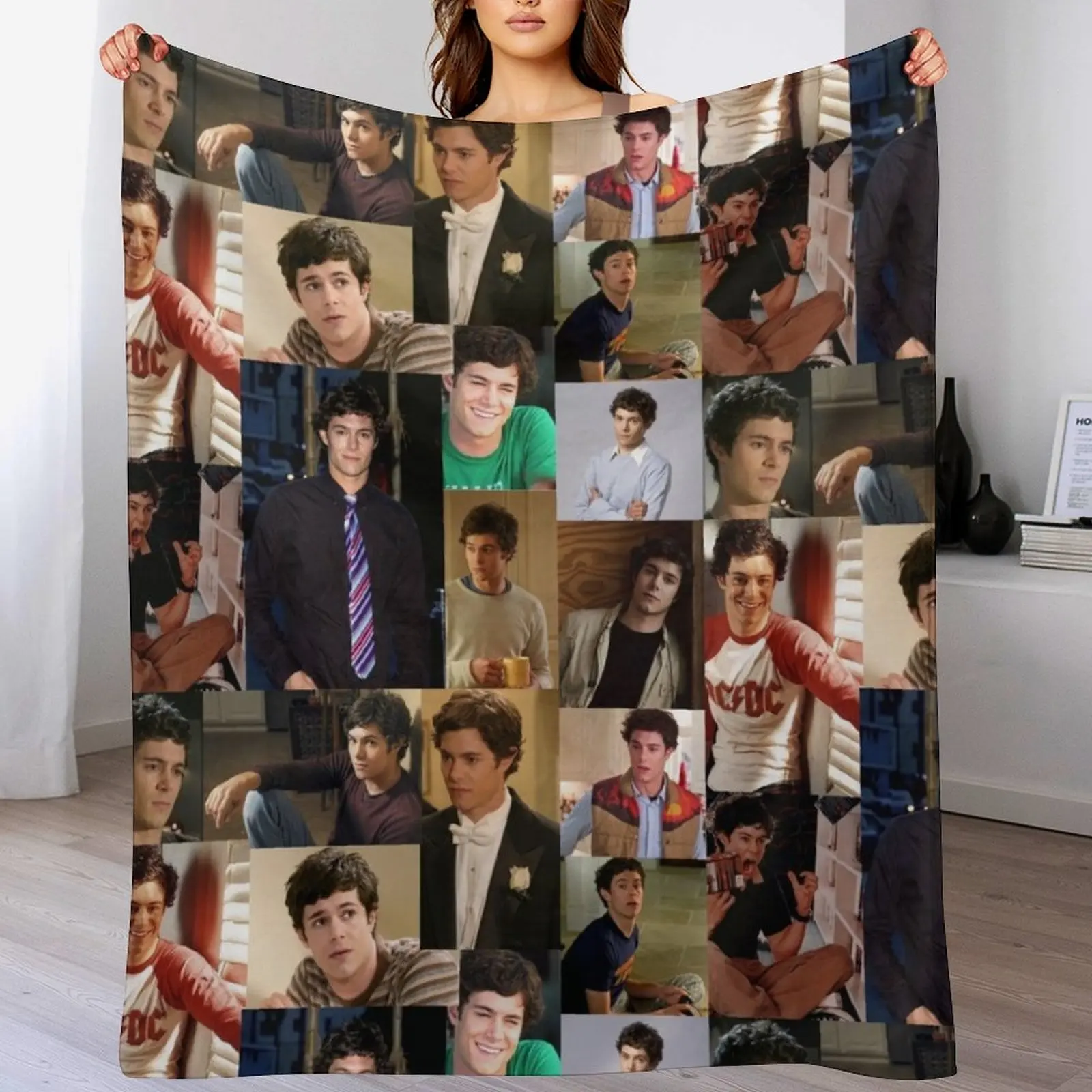 

seth cohen the oc Throw Blanket Comforter For Decorative Sofa Plaid on the sofa For Baby Blankets