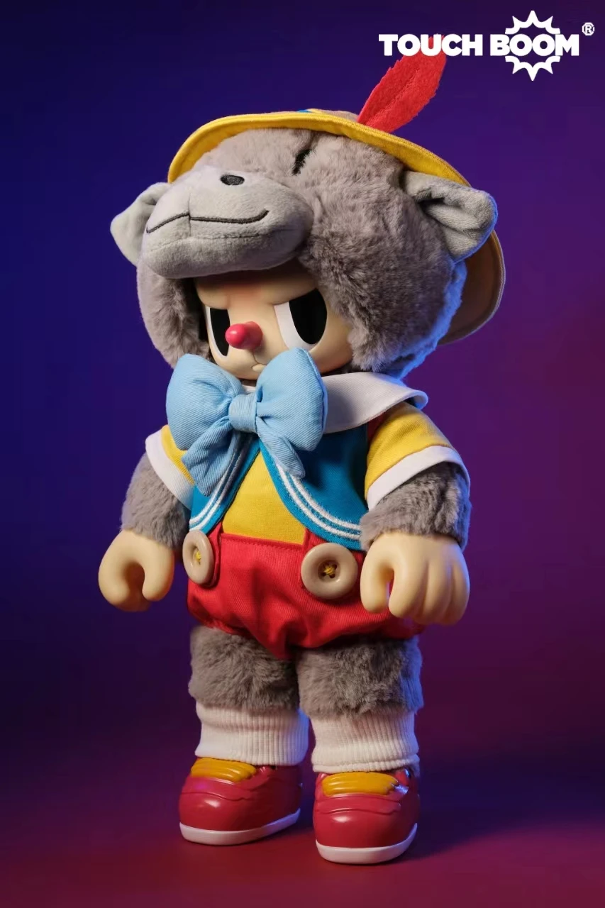 

Rebel Bear Big Doll Series Blind Box Articulation Mobility Chaoduo Parts Vinyl Plush Doll Christmas Halloween Gift