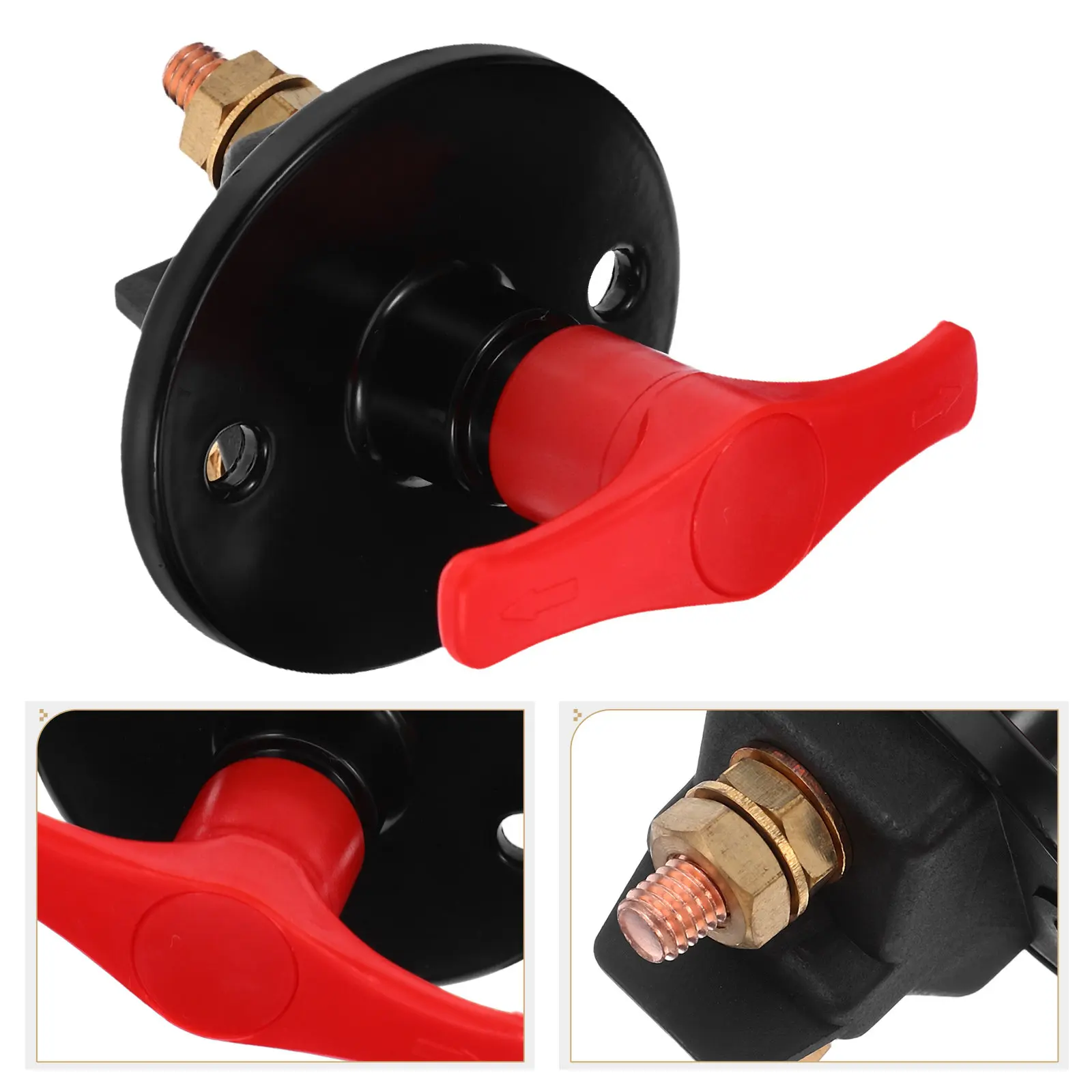 

24V Disconnect Power Cut Off Switch Easy Install for Car Boat Van Truck Rv Motorcycle Isolator Blackout