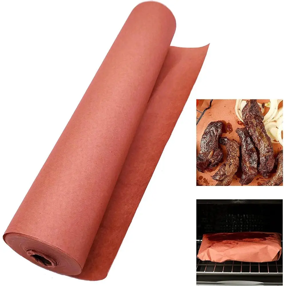 12 Inch x 60 Foot Unwaxed Bleached Butcher Paper Roll for Meat Smoking, BBQ, and Table Use