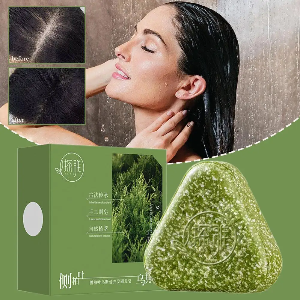 

NEW Orchidaceae Usman Grass Handmade Soap Effectively Cleansing Scalp Strengthening Hair Roots Reducing Hair Loss Plant Soap